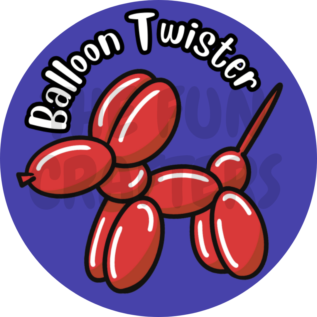 "Balloon Twister" with a Balloon Dog BADGE